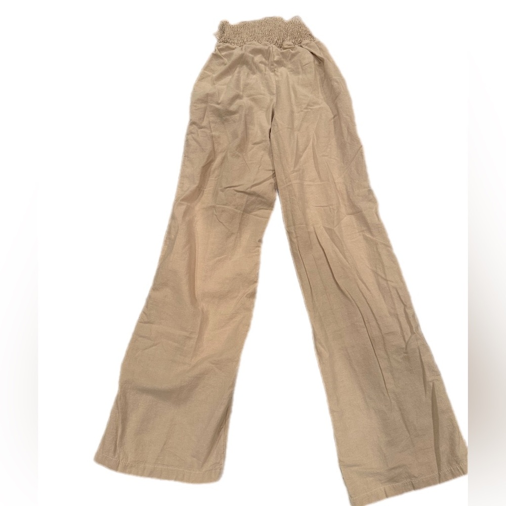 Tan flowy‎ pants - Picture 2 of 3
